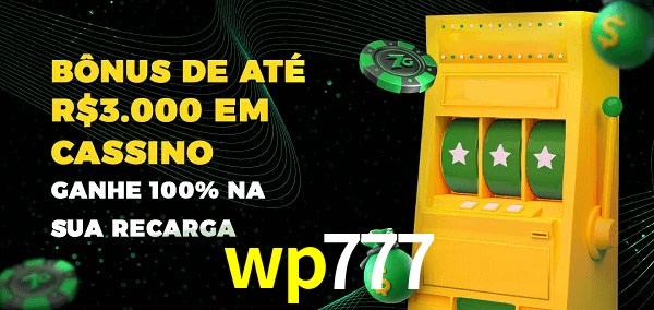 wp777 melhor bônus de depósito